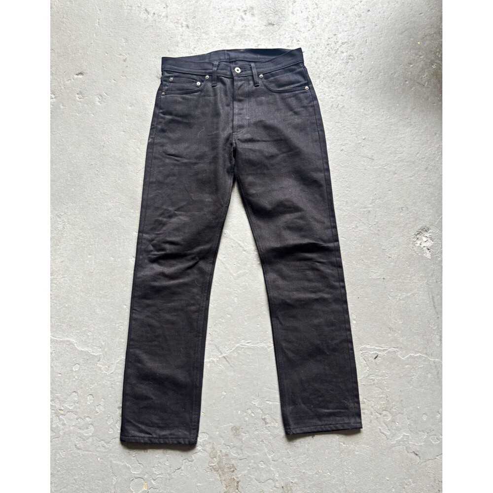 3sixteen CT220x Black Wash Denim Jeans Slim Fit Straight 5-Pocket Button